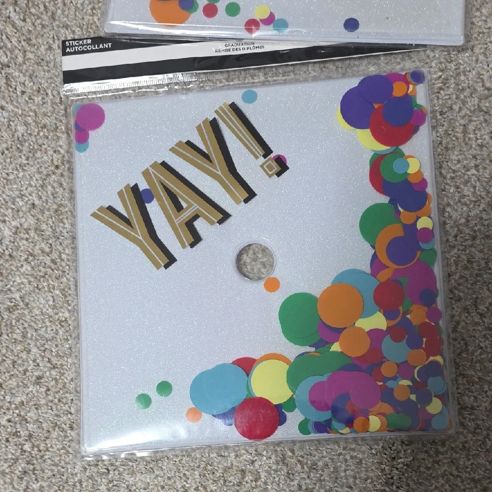 Celebrate It Multicolor Confetti 'YAY!' Sign